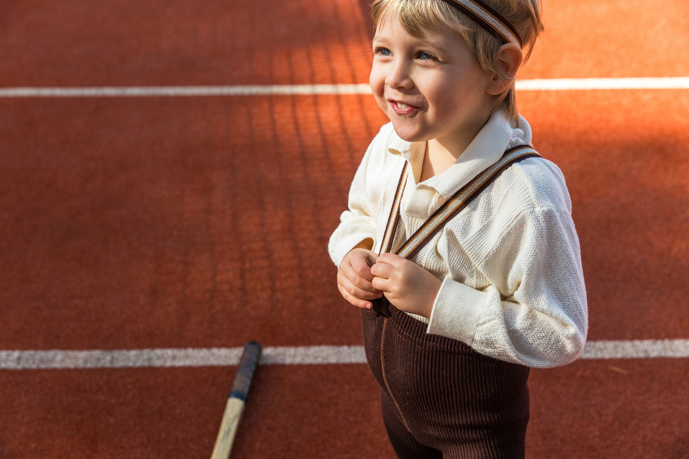 Footless Chocolate Brown Striped - Image 5