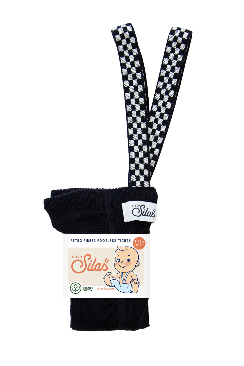 Footless Classic Black Checked