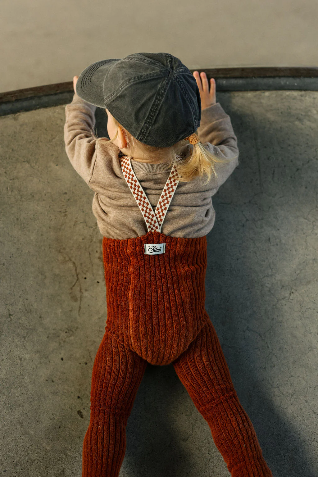 Granny Teddy Cinnamon Checked Footless - Image 5