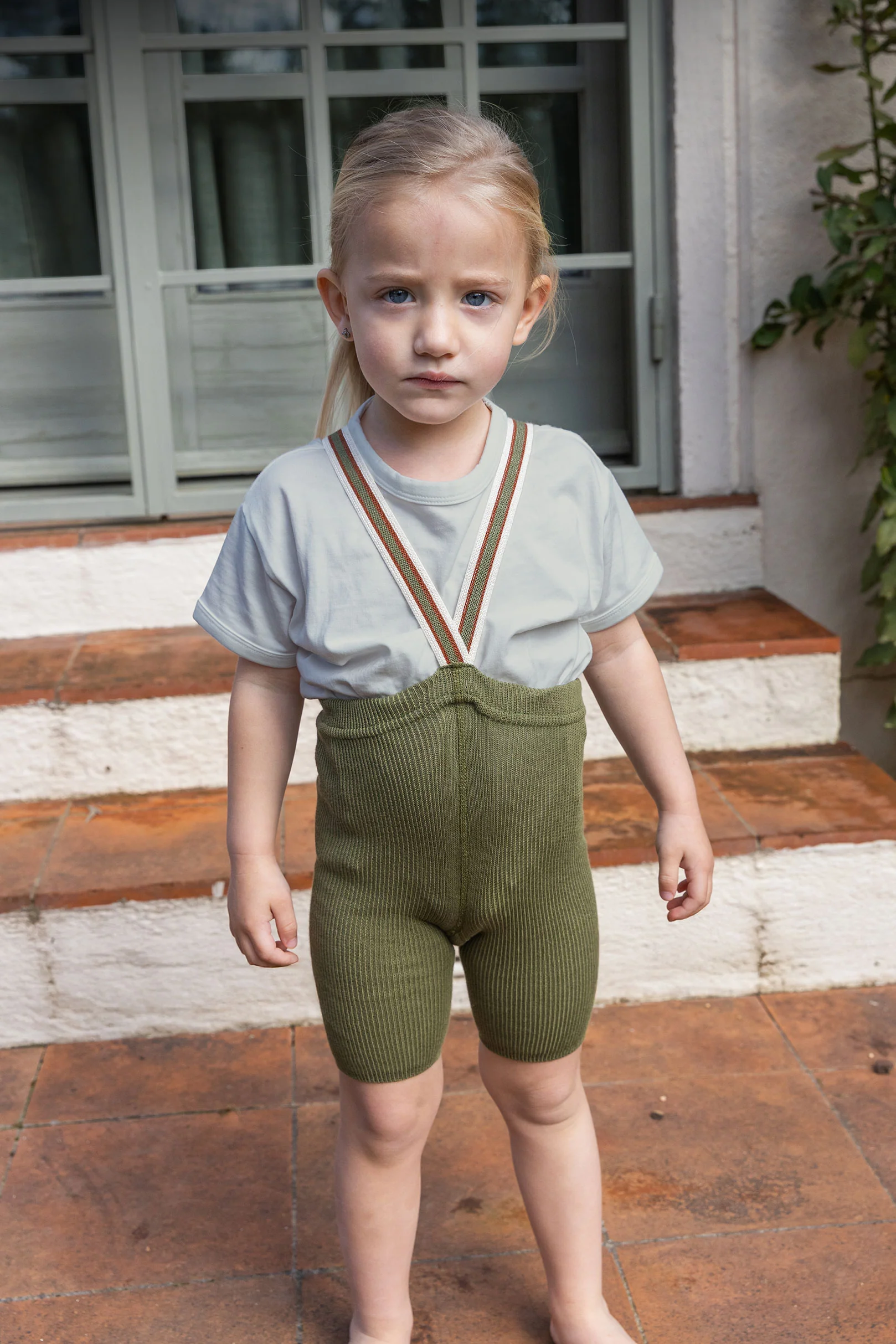 Shorty Olive Striped - Image 5
