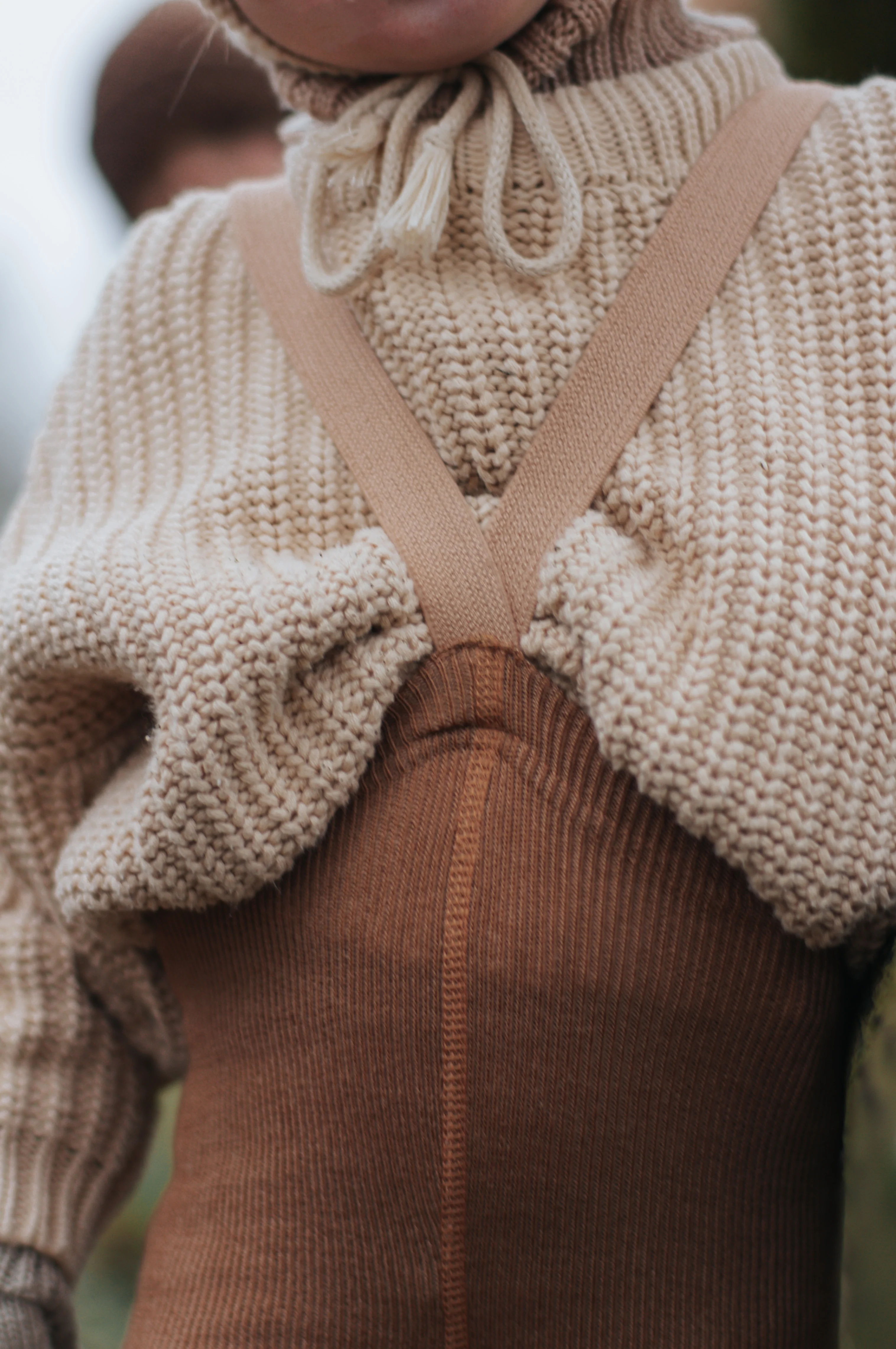 Wooly Cappuccino Footless - Image 4