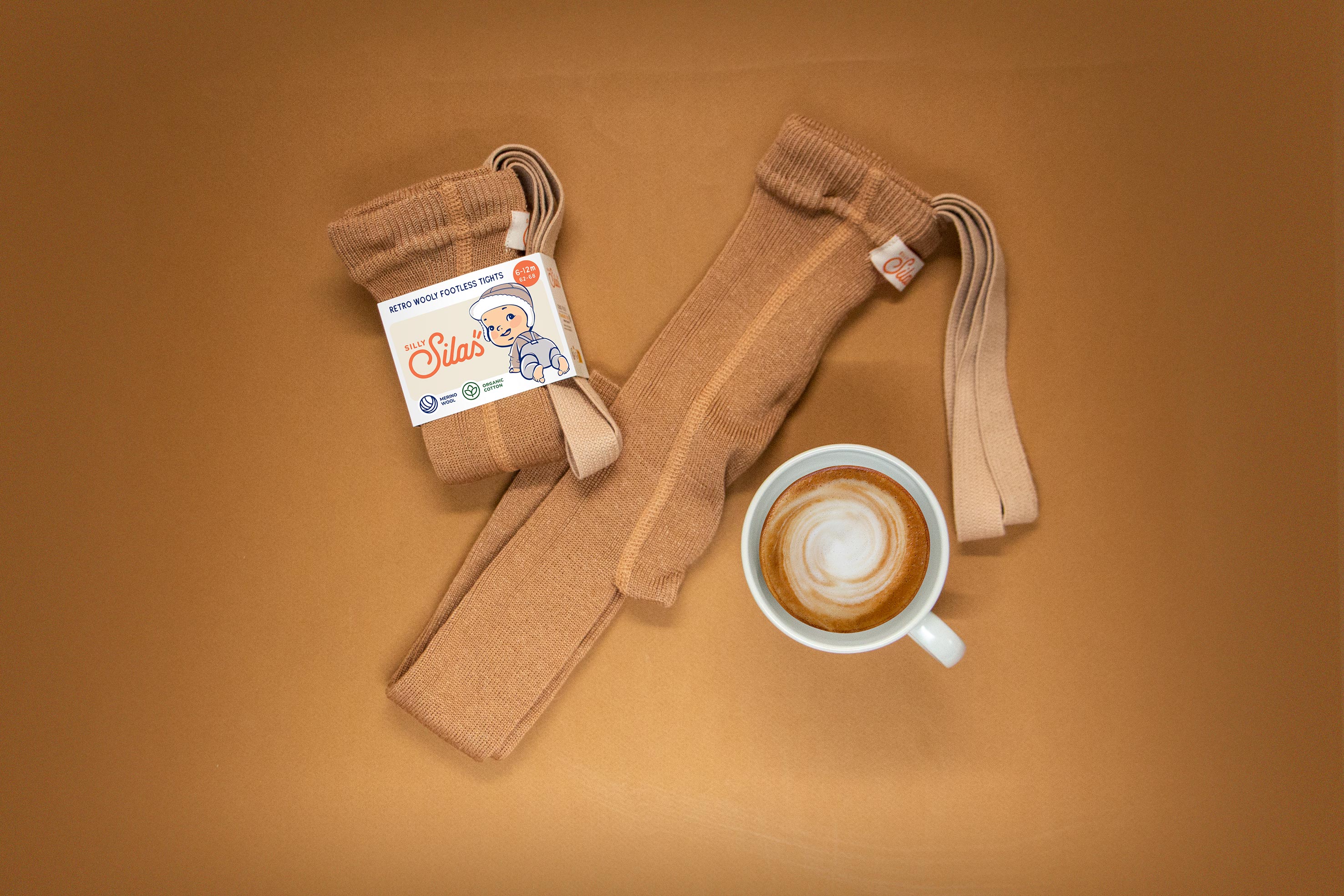 Wooly Cappuccino Footless - Image 6