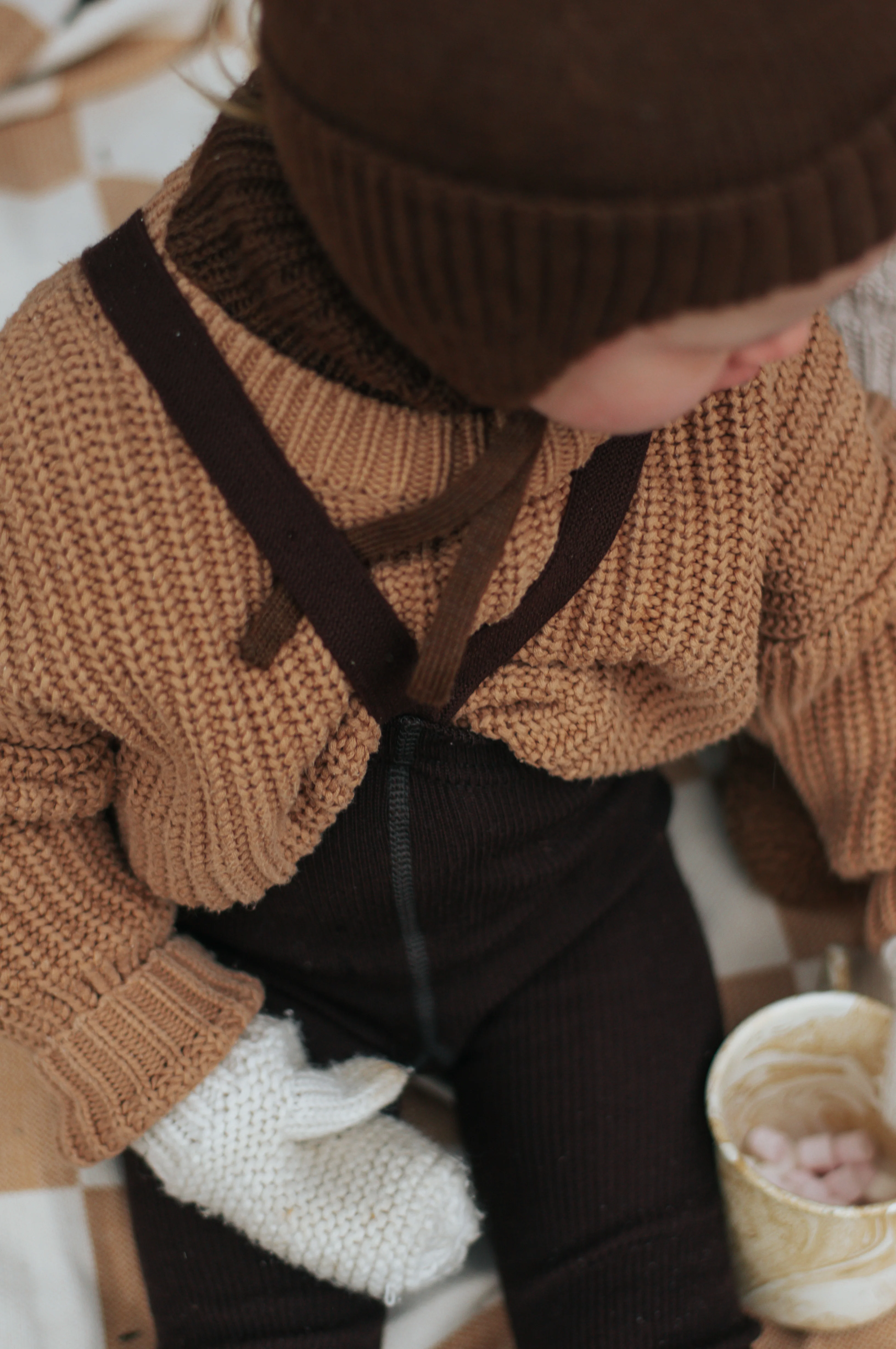 Wooly Espresso Footless - Image 4
