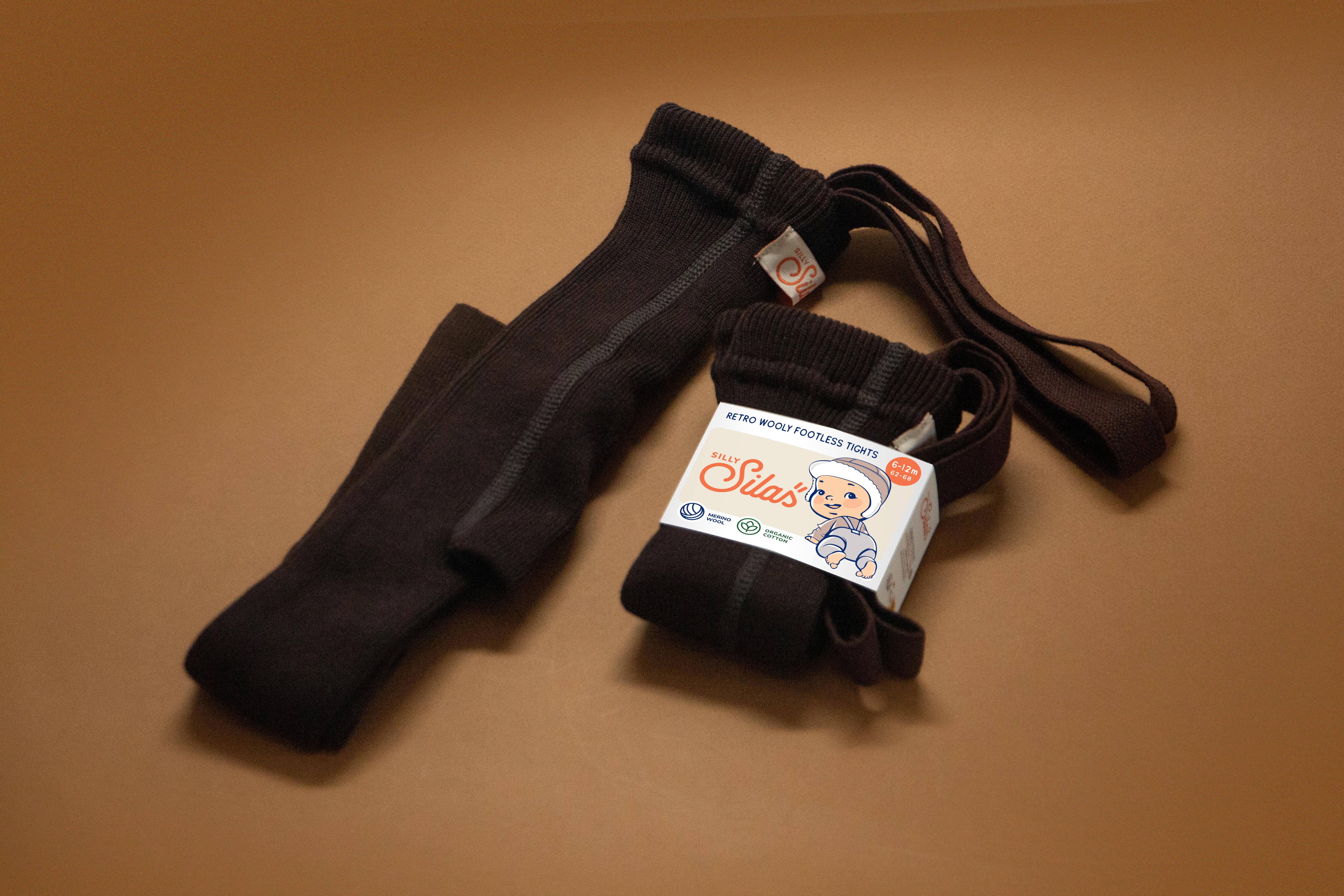 Wooly Espresso Footless - Image 7